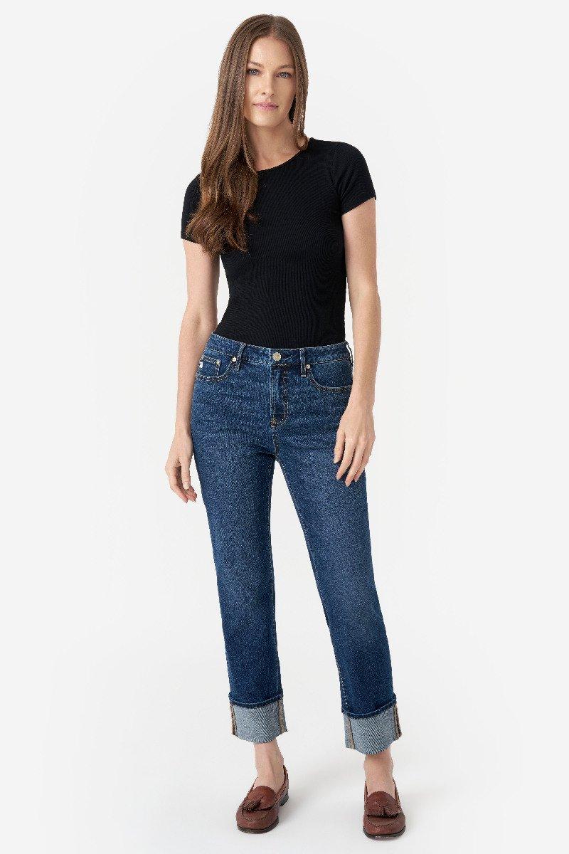 seven 7 Pieced Barrel Jean Canyon