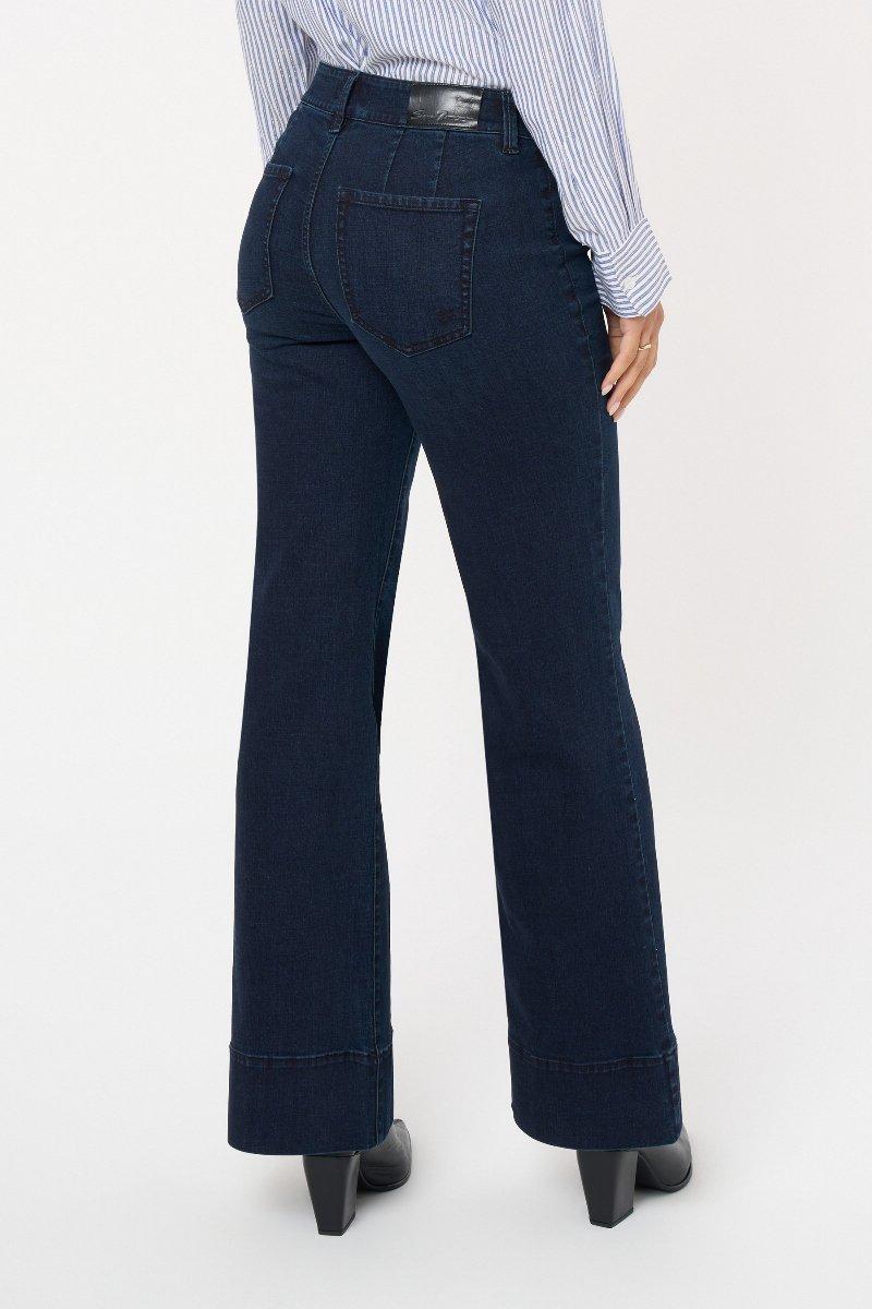 Seven 7 Pintuck Wide Leg Jean Cruella