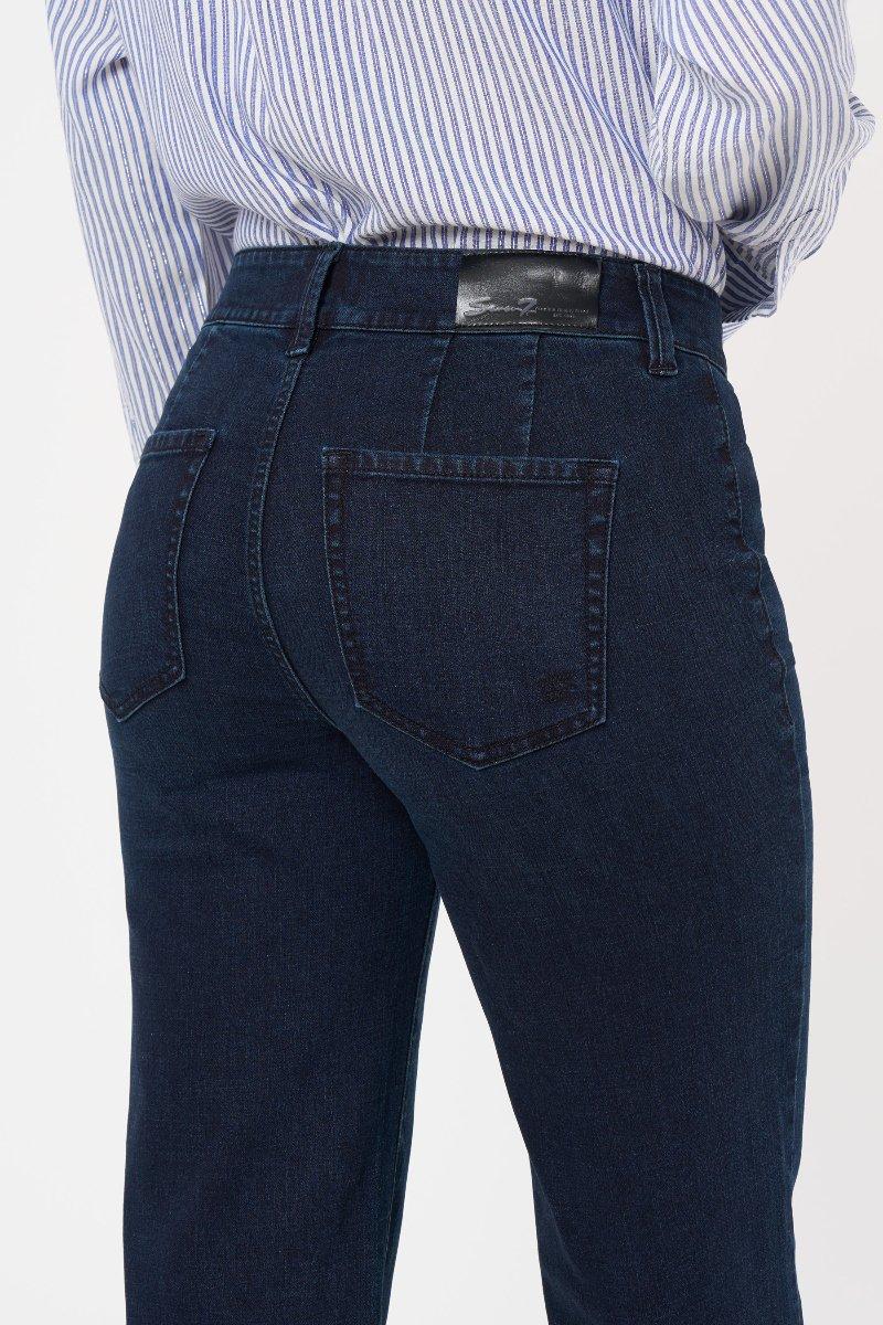 Seven 7 Pintuck Wide Leg Jean Cruella
