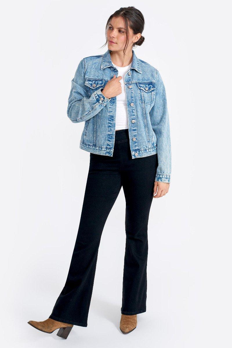 Seven 7 Revenge Flare Jean Rinse Black