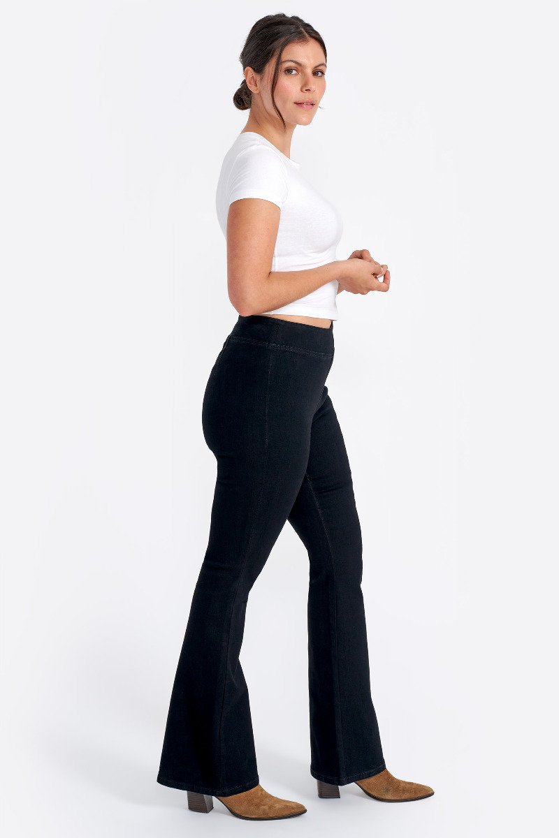 Seven 7 Revenge Flare Jean Rinse Black