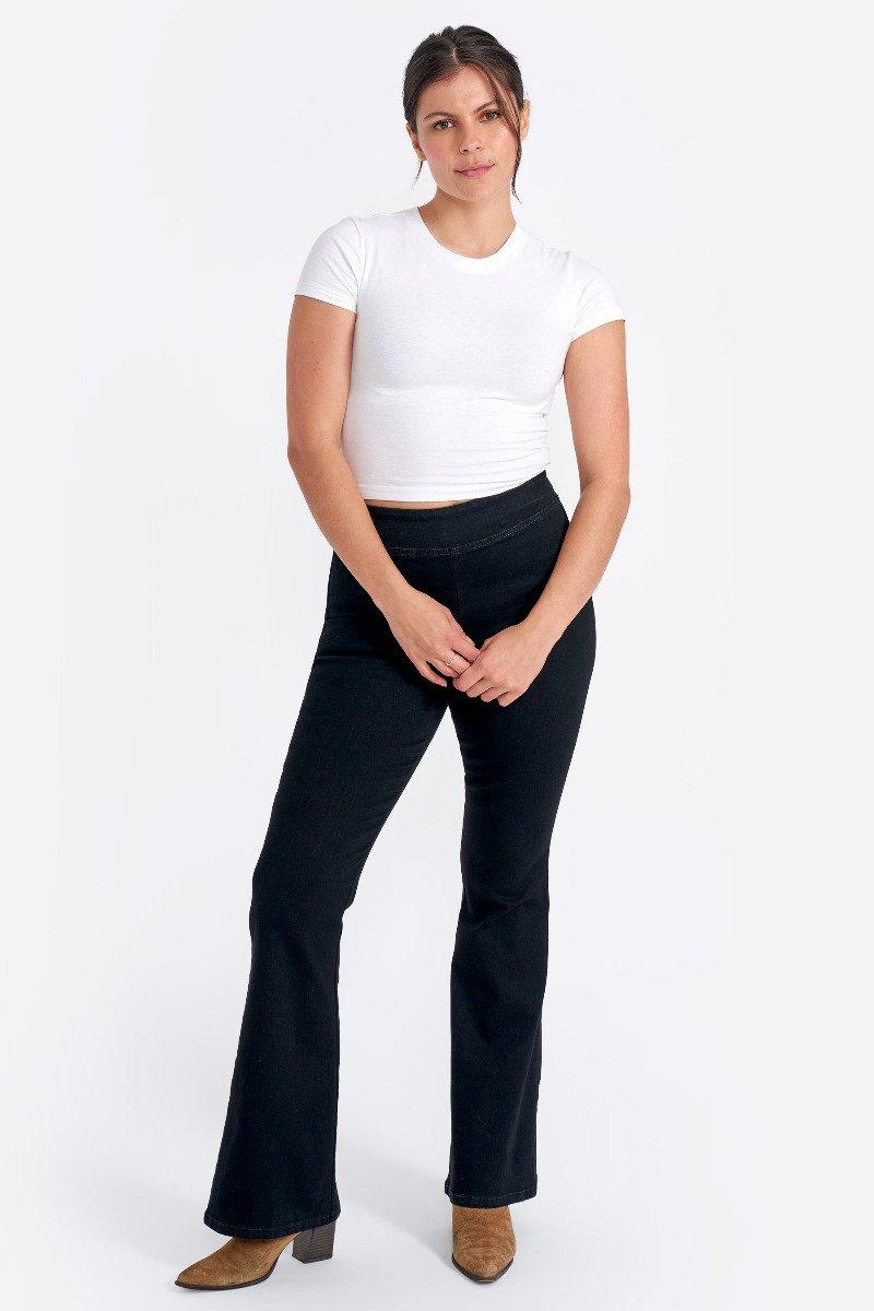 Seven 7 Revenge Flare Jean Rinse Black