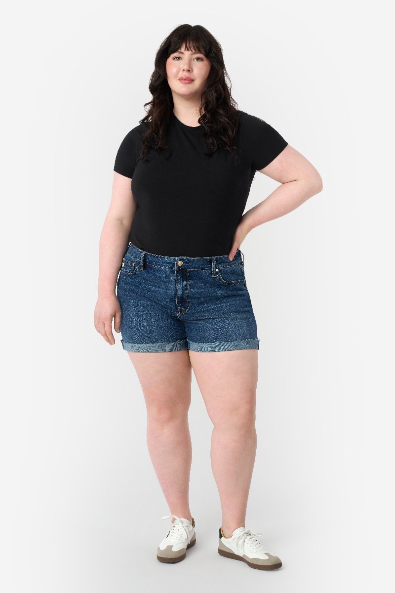 seven 7 Rolled Hem Weekend Short Divine