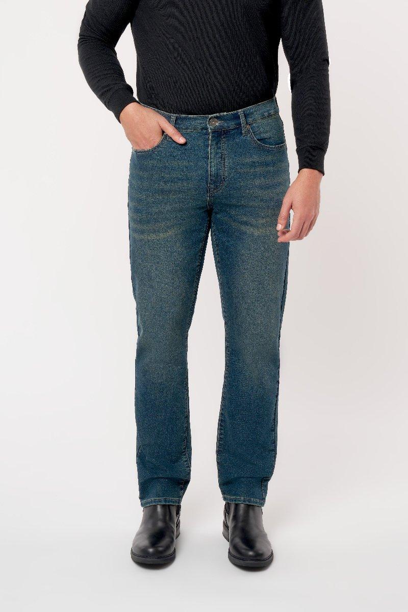 Seven 7 Slim Straight Knit Denim Jean Dark Wash