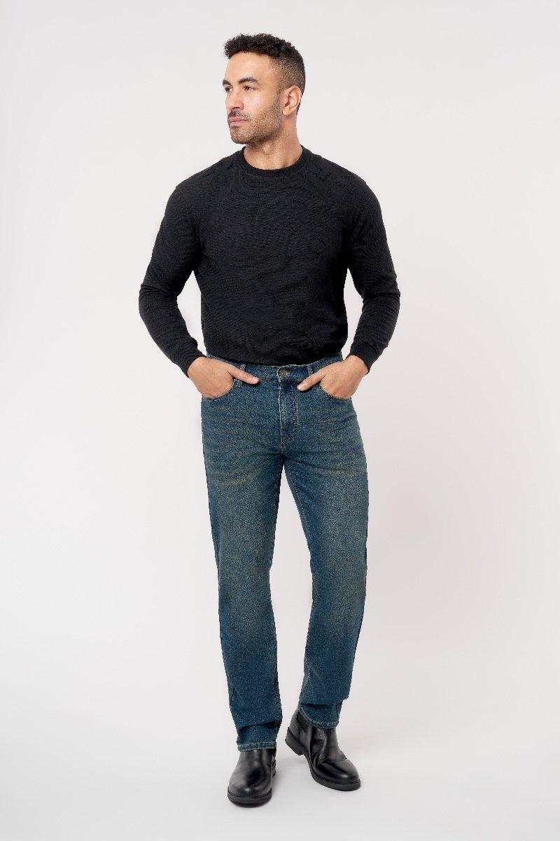 seven 7 Slim Straight Knit Denim Jean Dark Wash