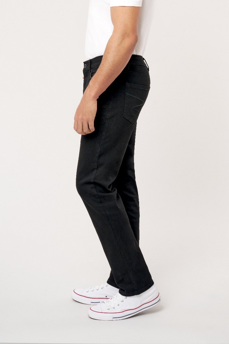 Seven 7 Slim Straight Leg Jean Black