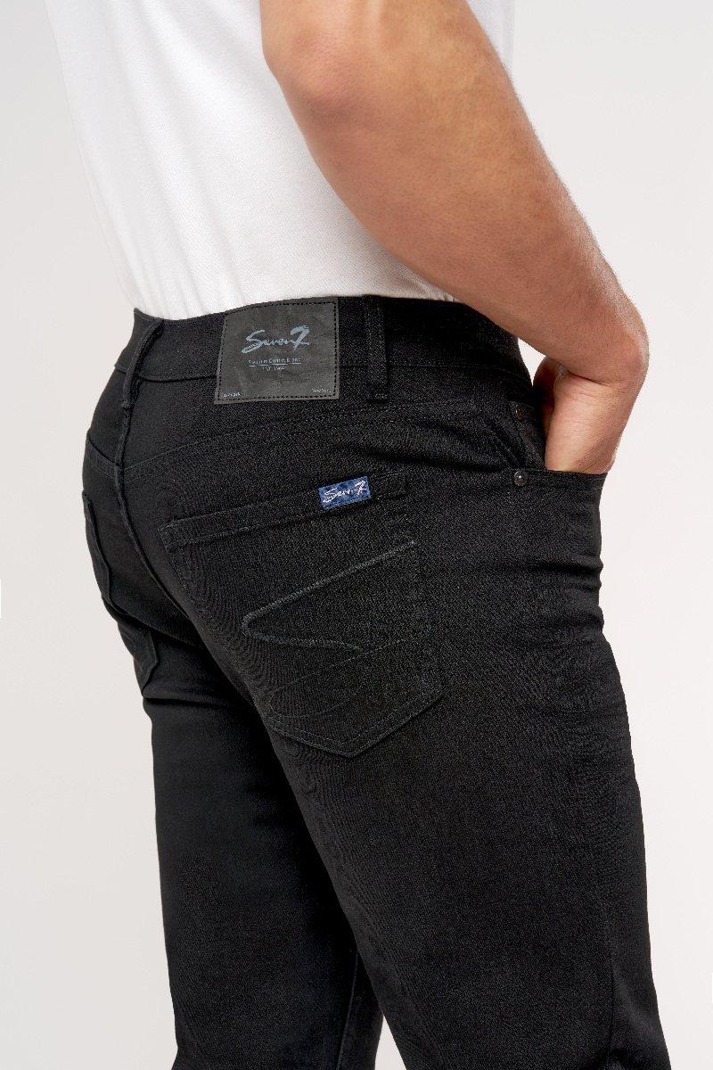 Seven 7 Slim Straight Leg Jean Black