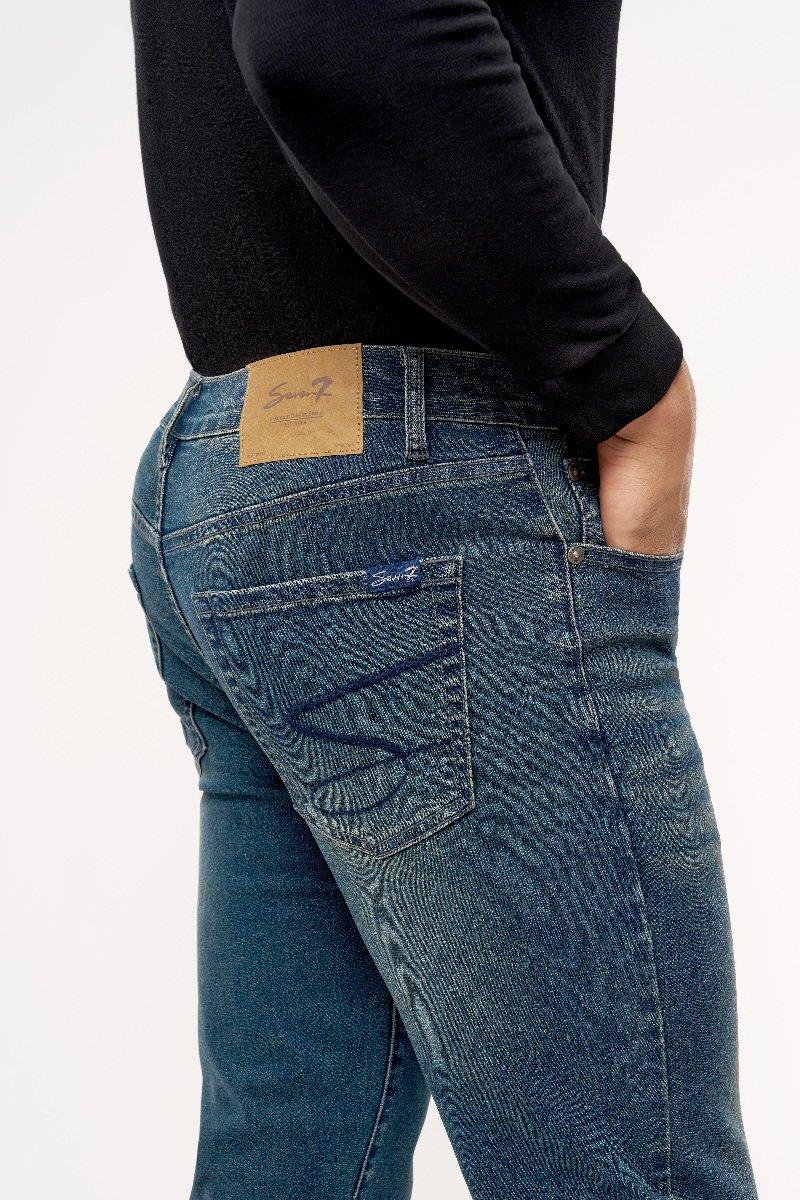 Seven 7 Slim Straight Leg Jean Dark Wash