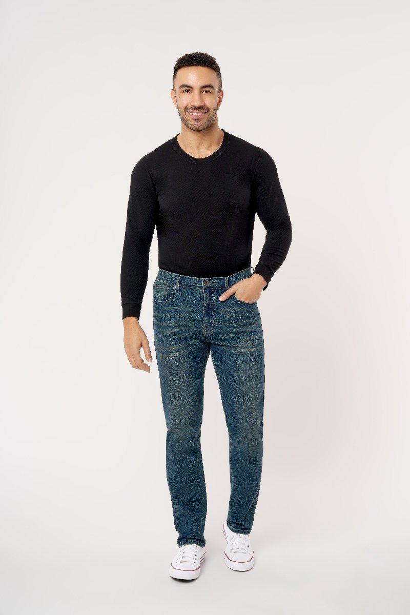 seven 7 Slim Straight Leg Jean Dark Wash