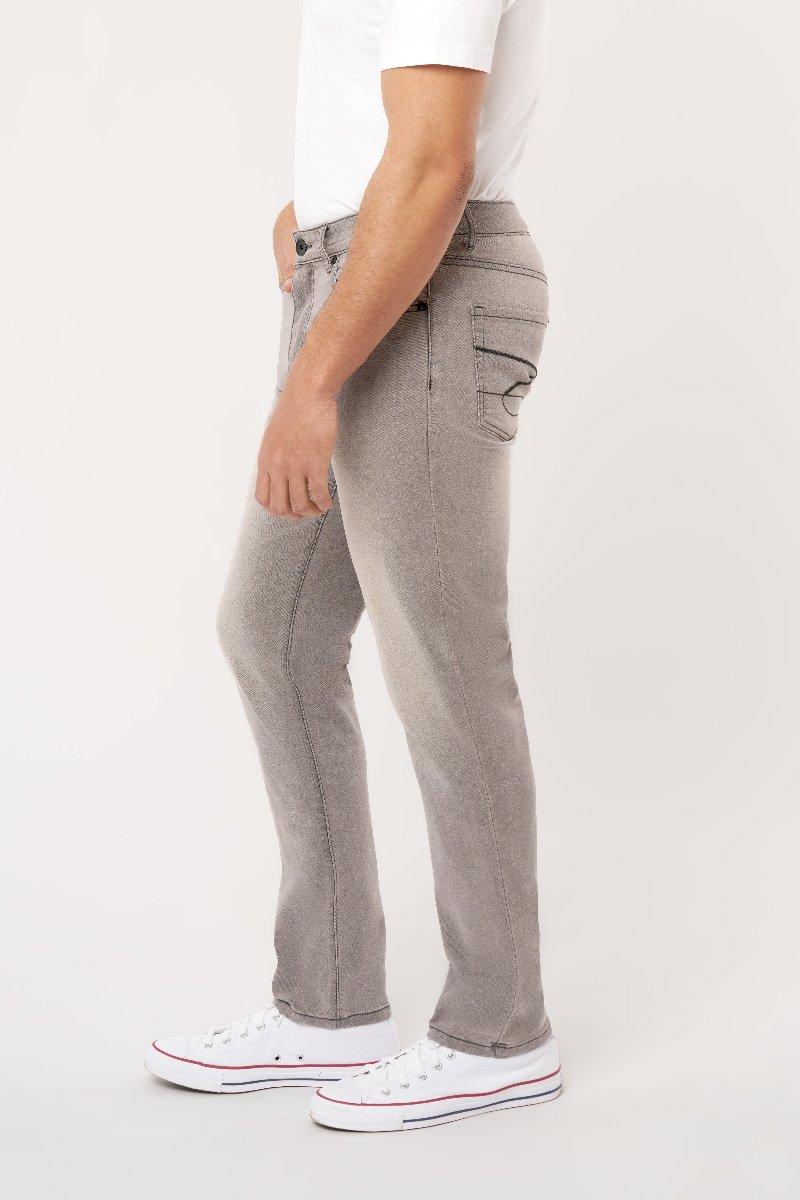 Seven 7 Slim Straight Leg Jean Grey Wash