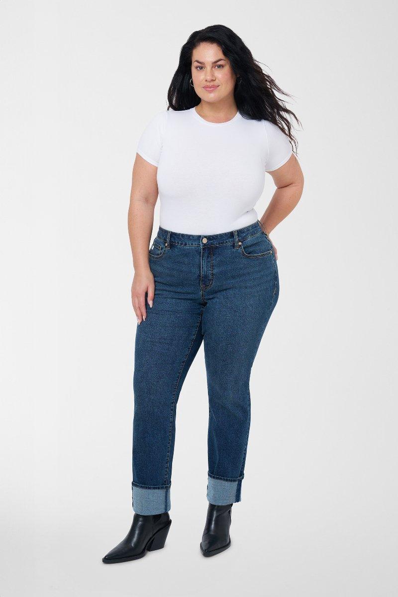 seven 7 Straight Fit Cuffed Jean St. James