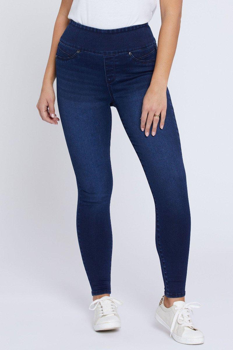 seven 7 Tummy Toner Skinny Jean Classic Wash
