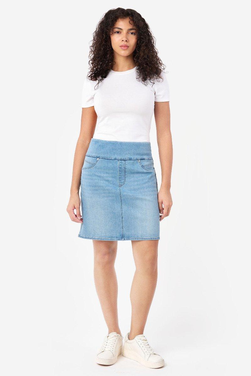 seven 7 Tummy Toner Skort Aquarius