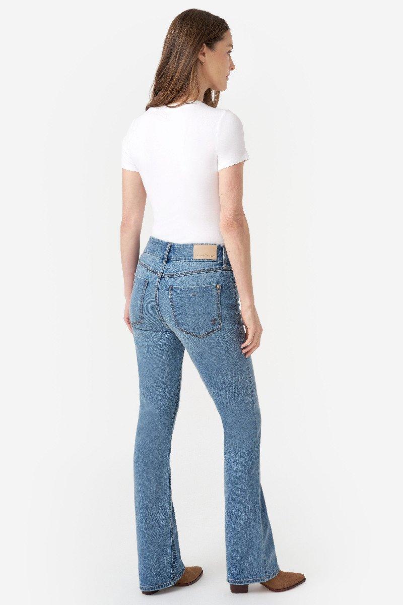 Seven 7 Tummyless Boot Jean Desert Dust