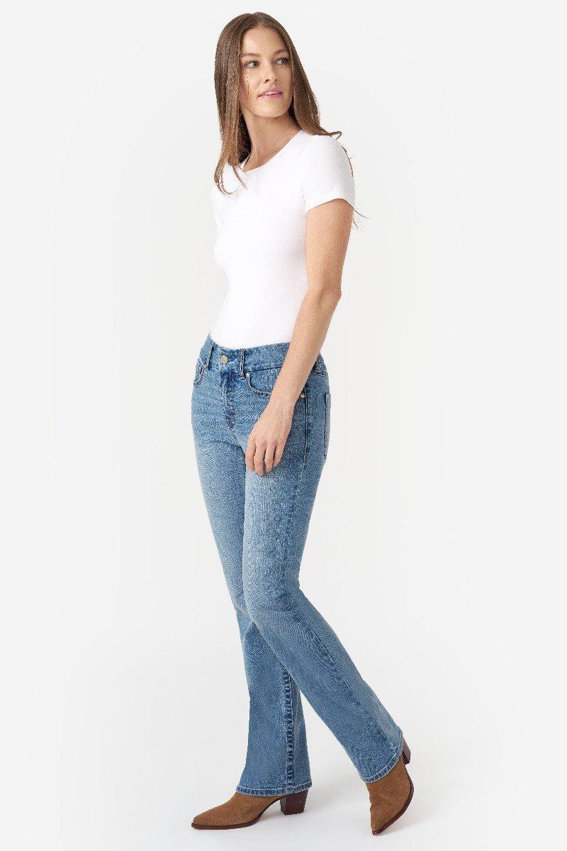 Seven 7 Tummyless Boot Jean Lone Wolf