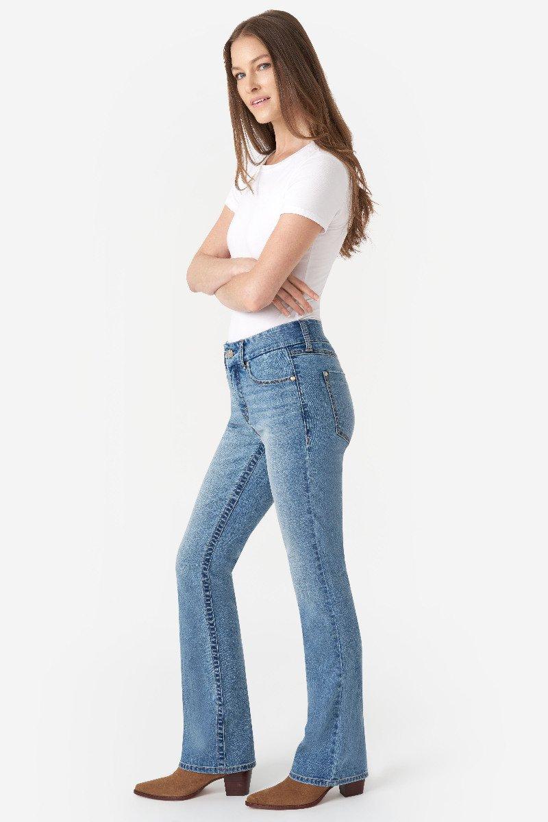 Seven 7 Tummyless Boot Jean Lone Wolf