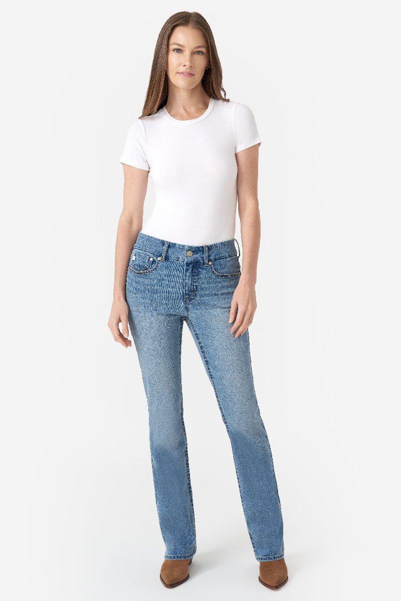 seven 7 Tummyless Boot Jean Lone Wolf