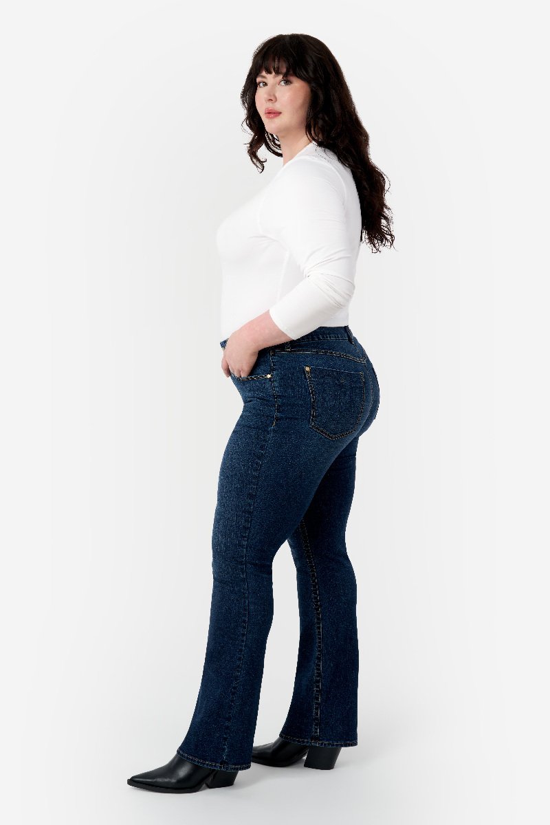 Seven 7 Tummyless Micro Boot Jean Hilo