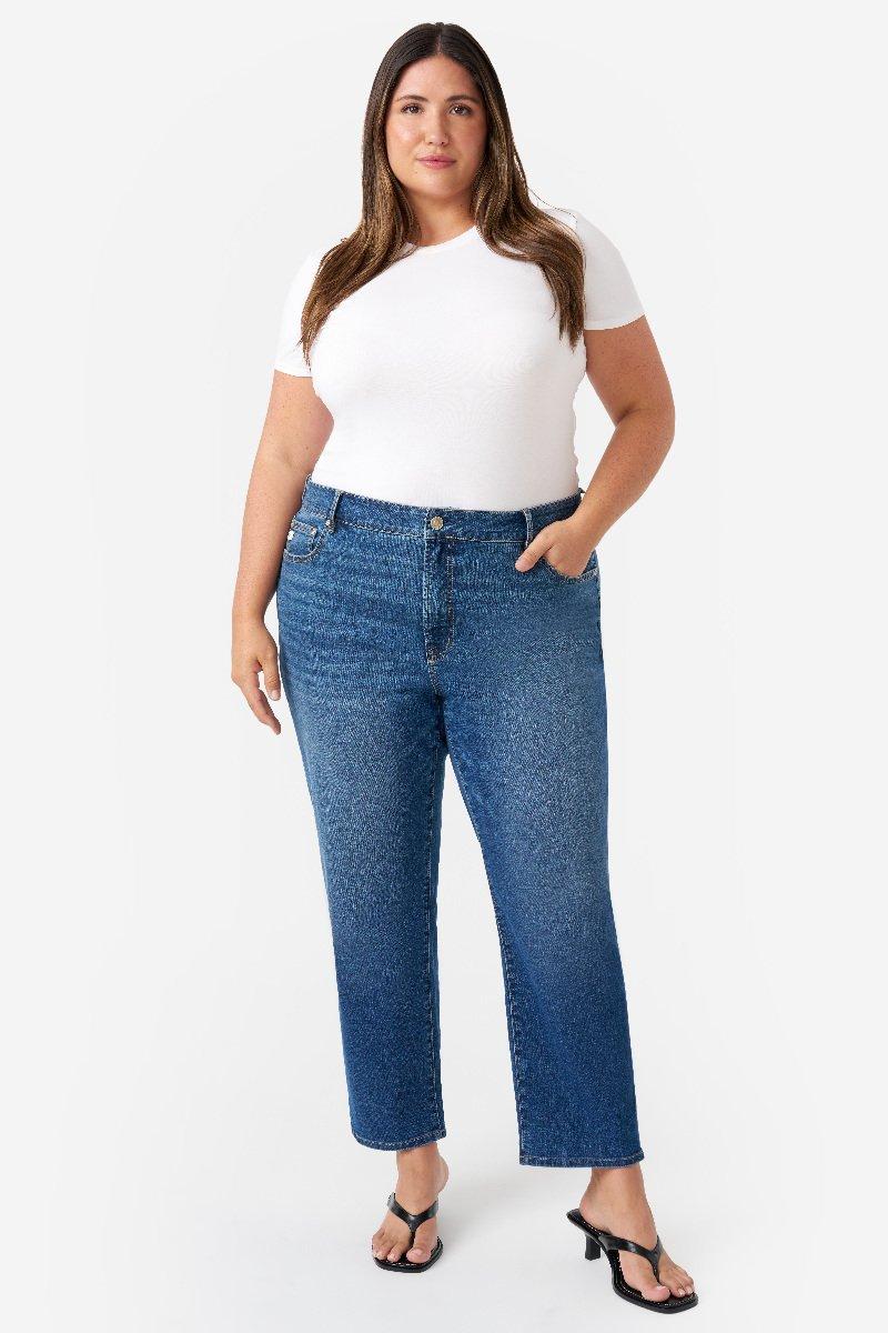 seven 7 Vintage Ankle Straight Jean Lone Wolf