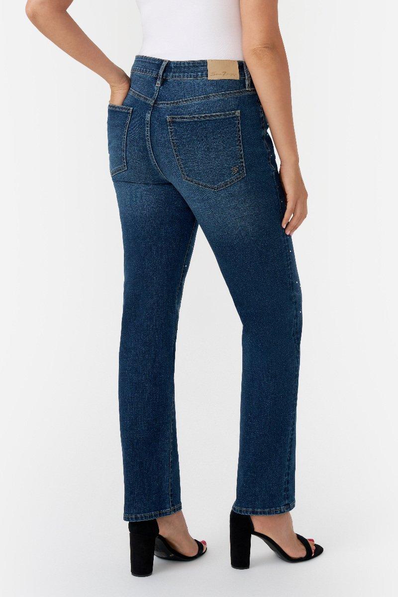 Seven 7 Vintage Shine Denim Straight Jean Mulan