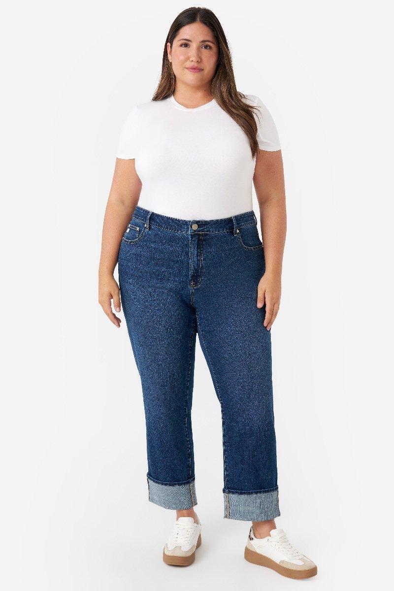 seven 7 Vintage Straight Cuff Jean Canyon