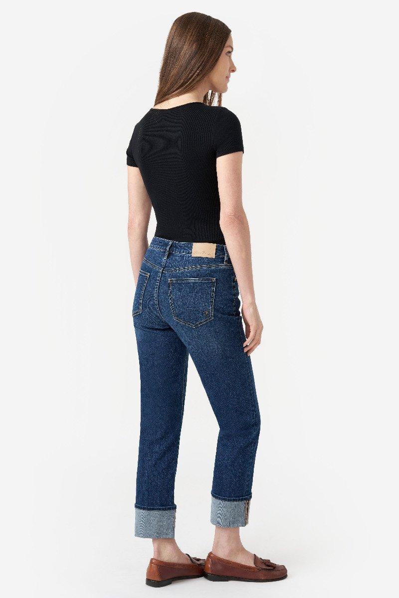 Seven 7 Vintage Straight Cuffed Jean Free Spirit