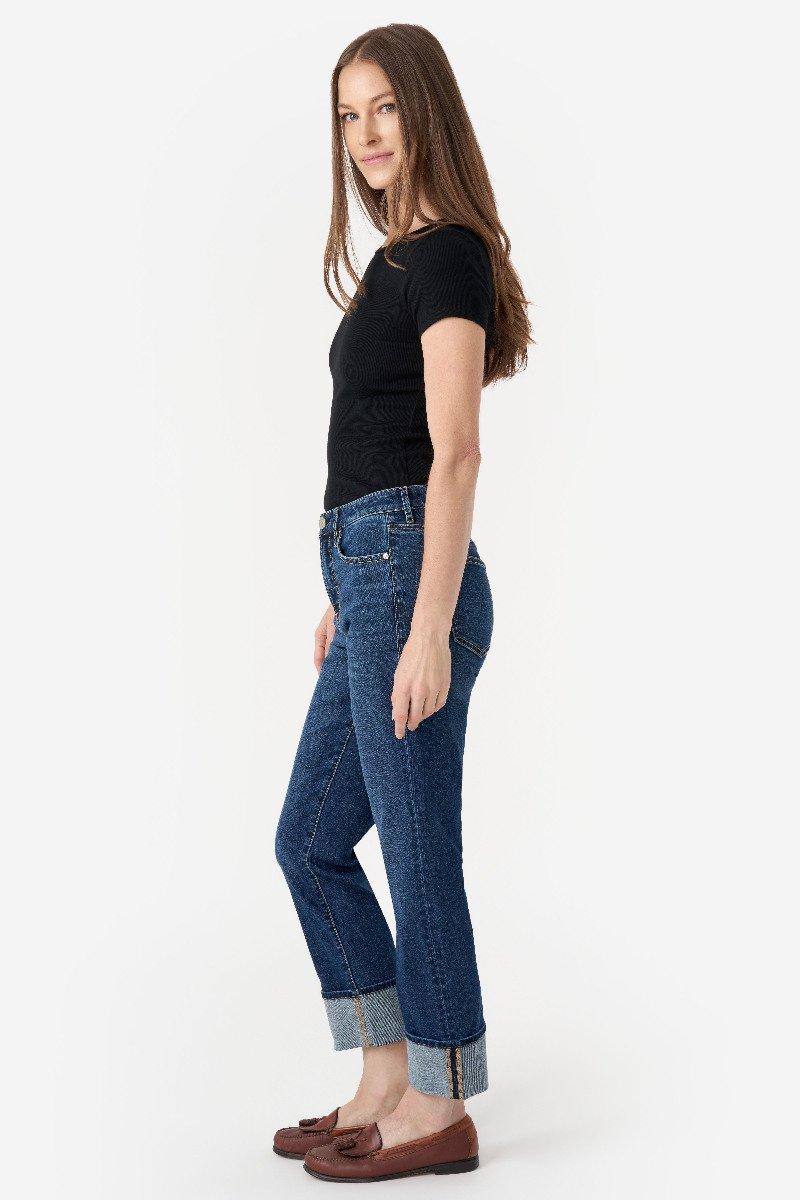 Seven 7 Vintage Straight Cuffed Jean Free Spirit