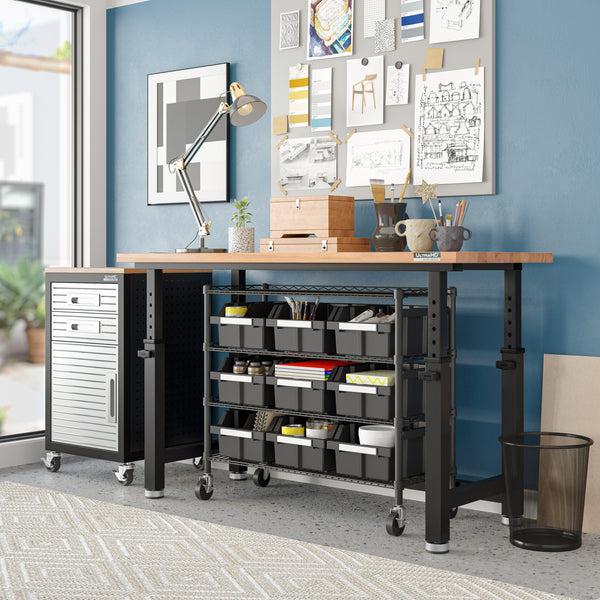 Seville Classics 4-Tier NSF Certified 9-Bin Rack Bin Rack