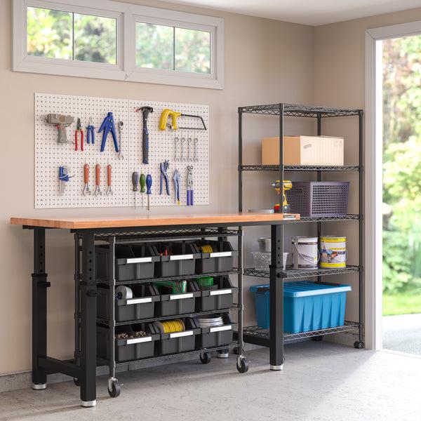 Seville Classics 4-Tier NSF Certified 9-Bin Rack Bin Rack