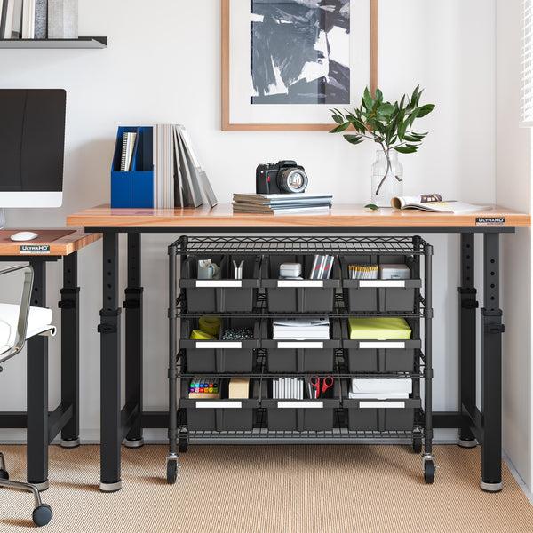 Seville Classics 4-Tier NSF Certified 9-Bin Rack Bin Rack