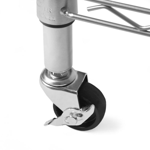 Seville Classics 4-Tier NSF-Certified Steel Shelving Silver Shelving