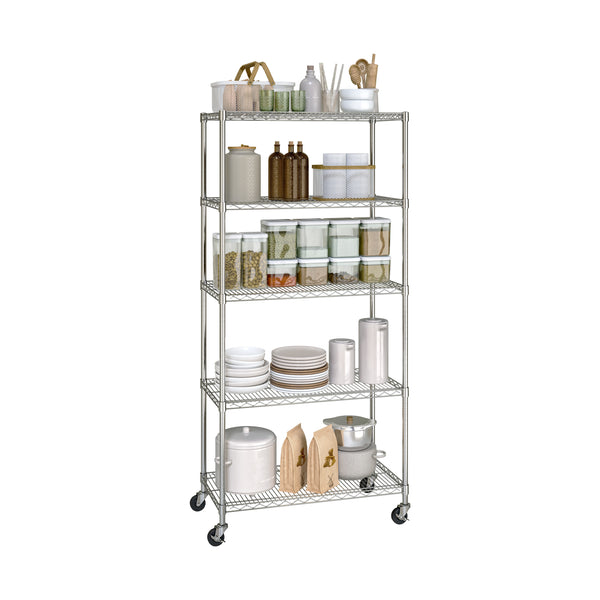 Seville Classics 5-Tier NSF-Certified Steel Shelving Shelving