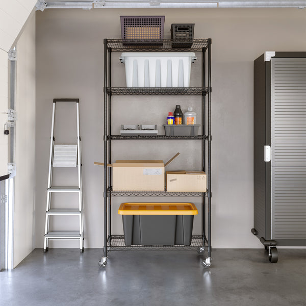 seville classics 5-Tier NSF-Certified Steel Shelving Shelving