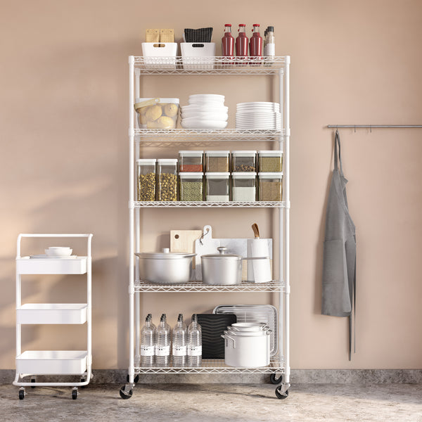 seville classics 5-Tier NSF-Certified Steel Shelving Shelving