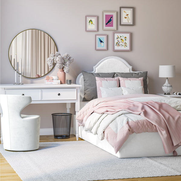 Seville Classics 6 Gal. Round Mesh Wastebasket Recycling Bin (2-Pack) TRASH CANS/WASTEBASKETS