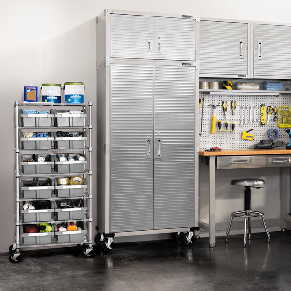 Seville Classics 7-Tier NSF-Certified 12-Bin Rack Bin Rack