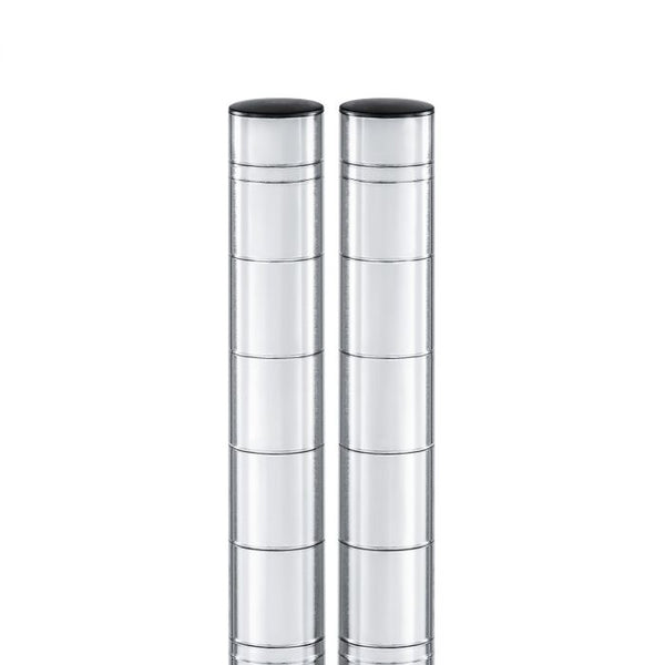 seville classics 72" Chrome NSF Shelving Poles Shelving Parts