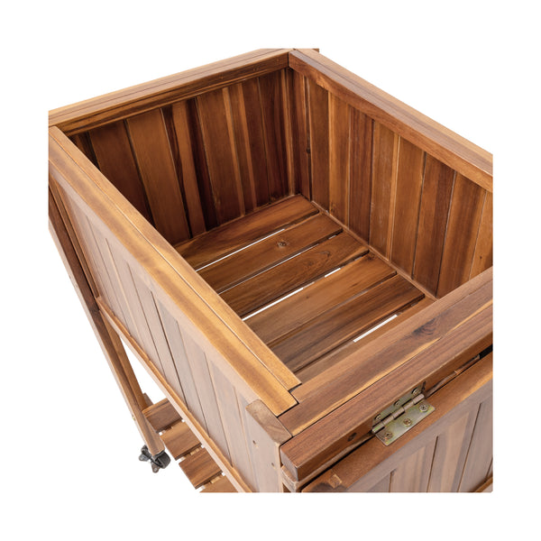 Seville Classics Acacia Wood Raised Planter Bed Acacia