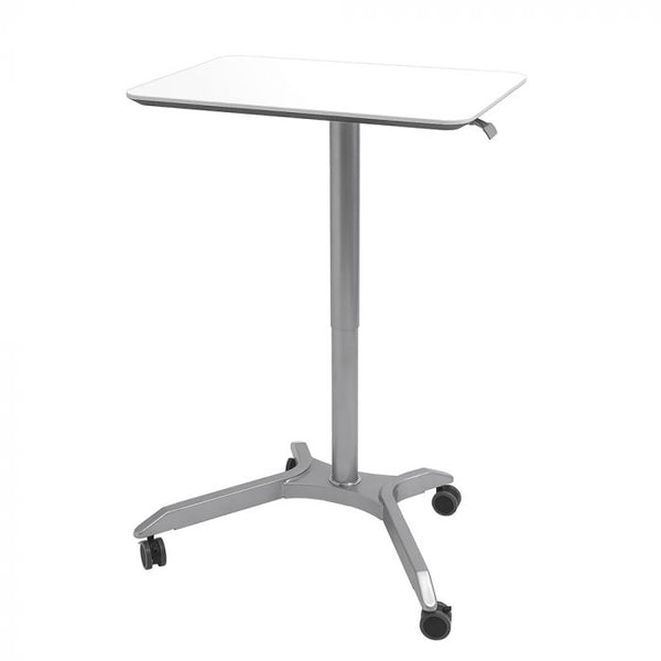 Seville Classics AirLIFT® Premium Pneumatic Sit-Stand Mobile Desk Cart Airlift