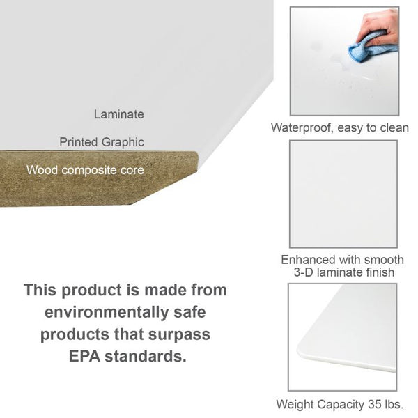 Seville Classics AirLIFT® Premium Pneumatic Sit-Stand Mobile Desk Cart Airlift