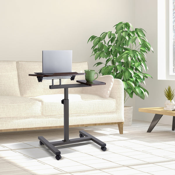 Seville Classics AirLIFT® Tilting Mobile Desk Cart Airlift