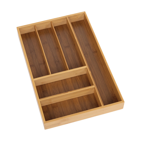 seville classics Bamboo Drawer Organizer Tray Bamboo seville classics Bamboo Drawer Organizer Tray Bamboo