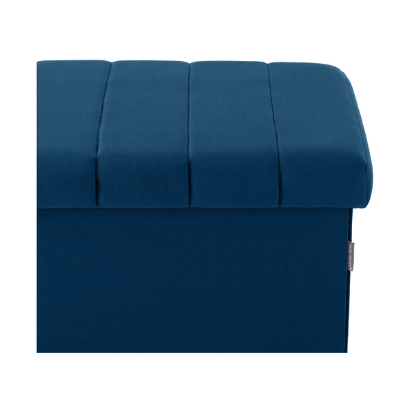 Seville Classics Channel Tufted Storage Trunk OTTOMANS U0026 BENCHES