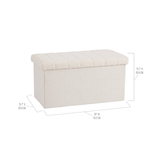seville classics Channel Tufted Storage Trunk OTTOMANS u0026 BENCHES