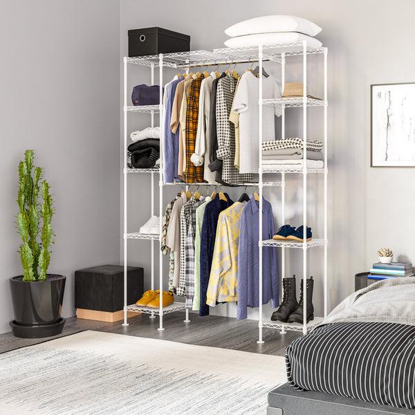 Seville Classics Expandable Closet Organizer System Closet Organizer