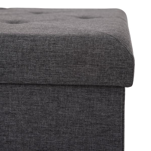 Seville Classics Extra Large Square Storage Ottoman OTTOMANS U0026 BENCHES