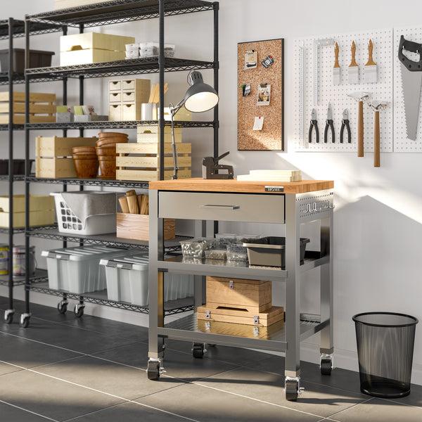 Seville Classics Extra Shelf For 30" W X 20" D HOME Worktable Cart UltraHD Parts