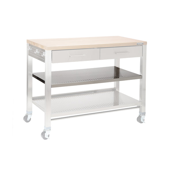 seville classics Extra Shelf for 48" W x 24" D HOME Work Center Island Table UltraHD Parts