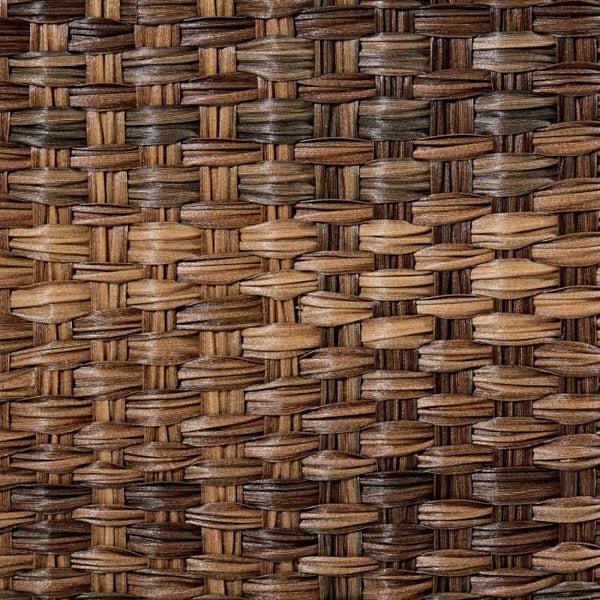 Seville Classics Handwoven Lidded Oval Double Laundry Hamper Laundry