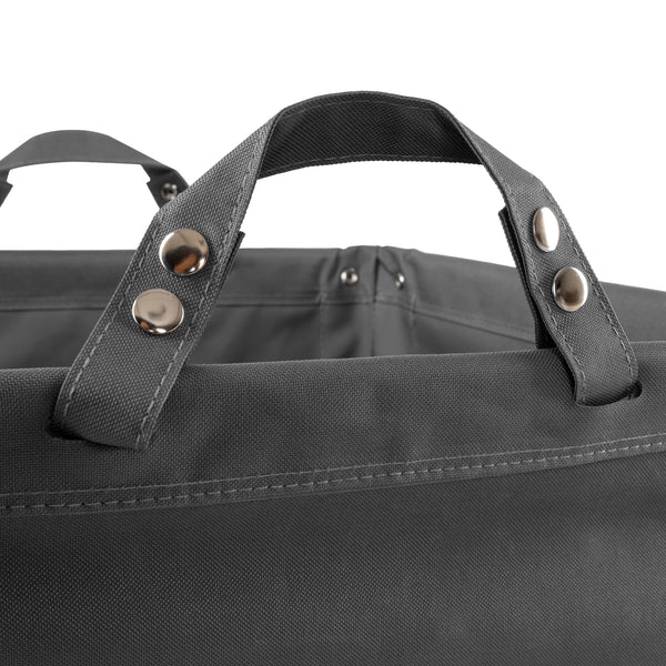 Seville Classics Heavy-Duty Rolling Laundry Hamper Gray Laundry